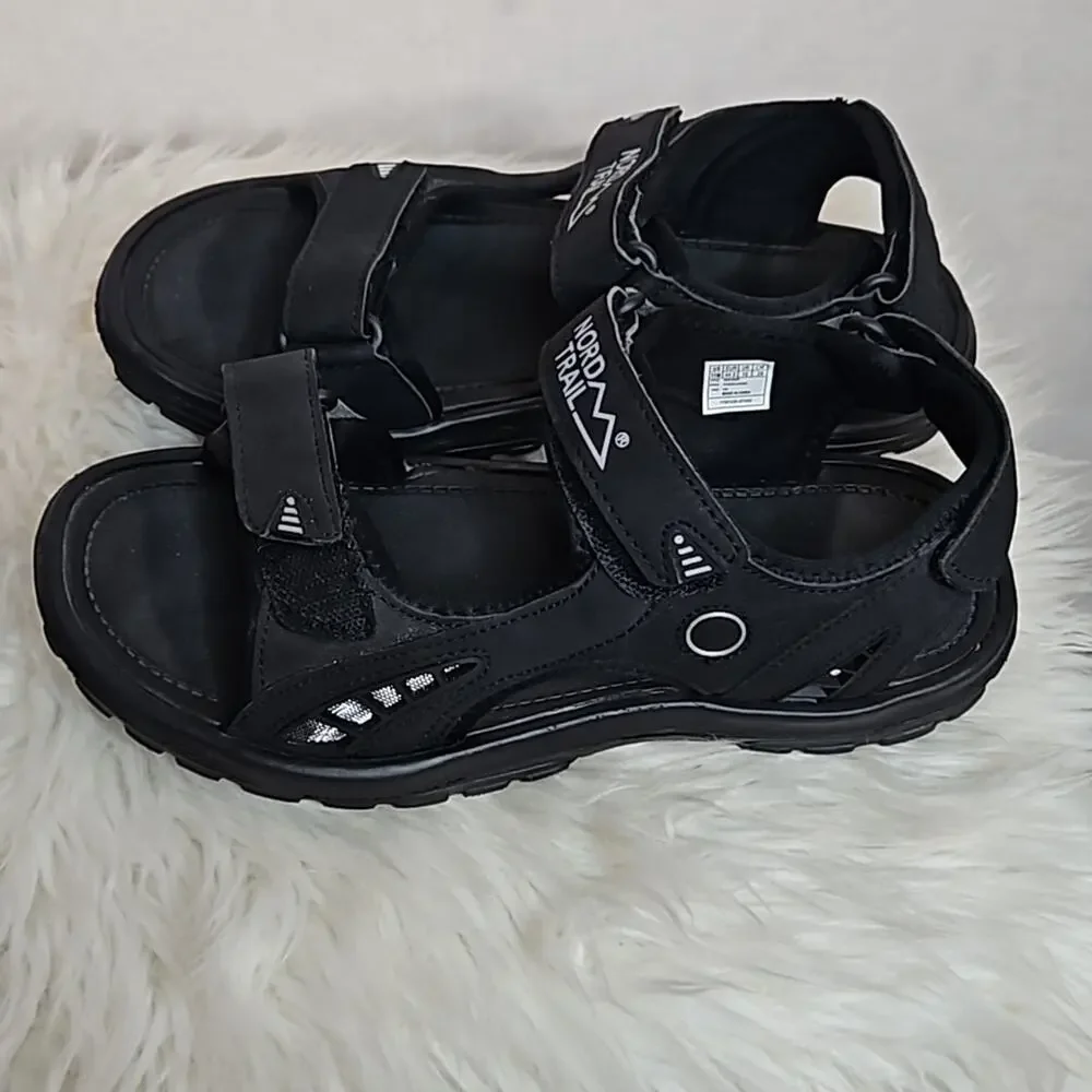 Nord Trail Men's 11 Rock River Outdoor Sandal Black Shoes